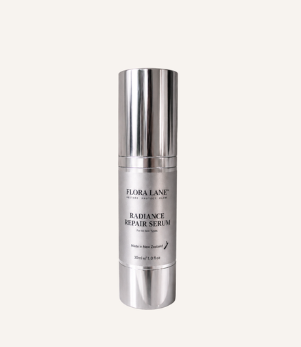 Flora Lane Radiance Repair Serum — hormone-aware repair serum made in New Zealand