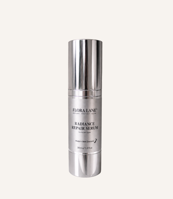 Flora Lane Radiance Repair Serum — hormone-aware repair serum made in New Zealand